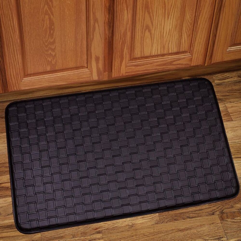 Sweet Home Collection Memory Foam Anti Fatigue Kitchen Floor Mat Rug, Playa